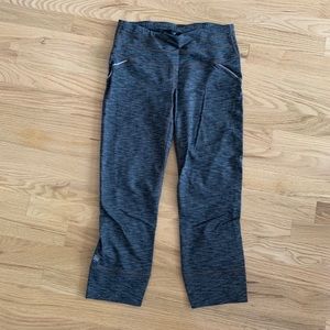 Athleta Crop Legging, Grey, Small Tall